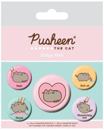 Набор значков Pyramid Набор значков Pusheen Nah 5 шт 399₽