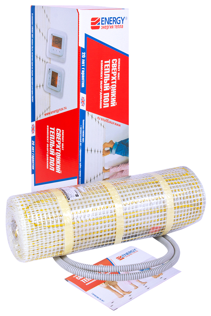 

ТеплыйПол Energy EFLR00MAT0LDTS00340, Mat 2,14 м.кв - 340 Вт