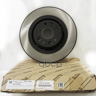 

Диск Тормозной Передний R Lexus Gs300/Gs430/Gs460 /Vent D=334mm Toyota 43512-30330 TOYOTA