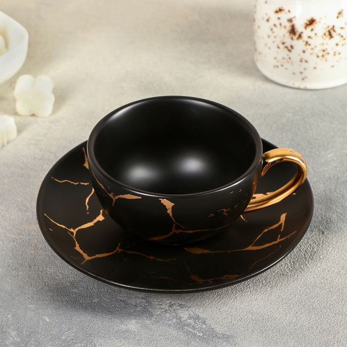 

Кофейная пара «Марбл», чашка 200 мл, блюдце d=15 см