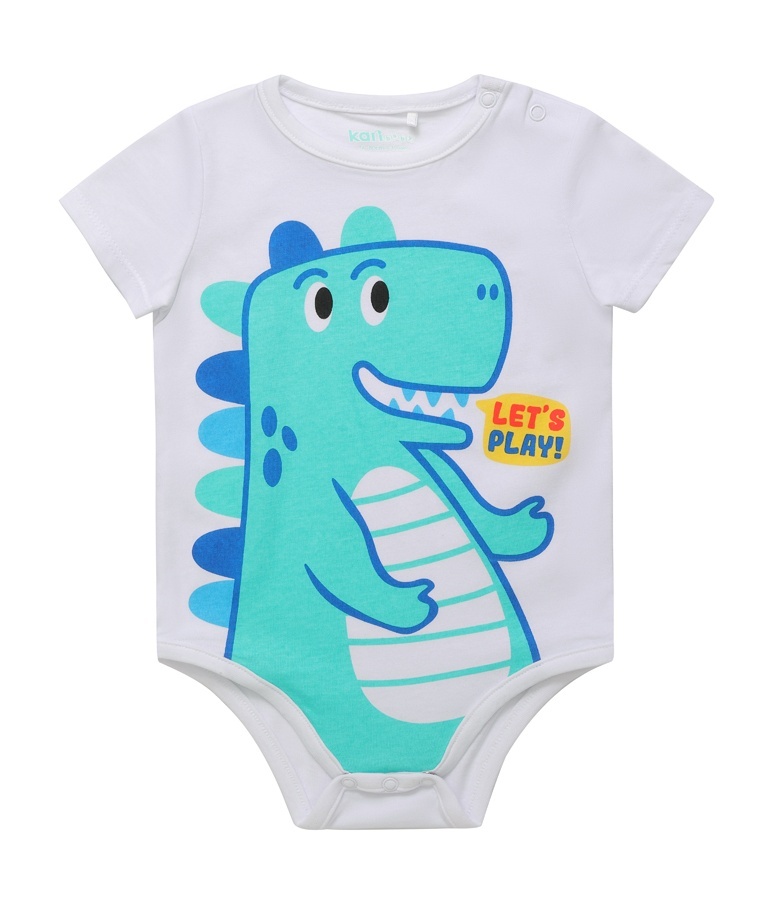 

Боди детское Kari Baby SS24B17801010, белый, 80, 228848