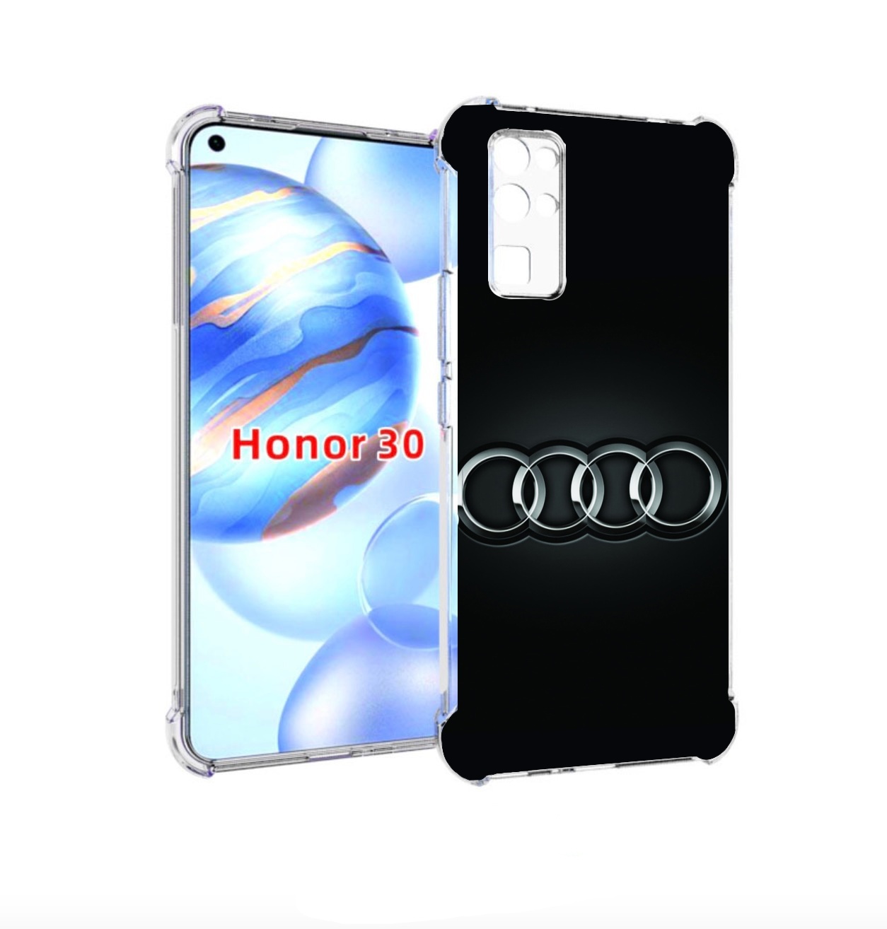 

Чехол бампер MyPads ауди audi 2 для Honor 30 (BMH-AN10) противоу, Прозрачный, Tocco