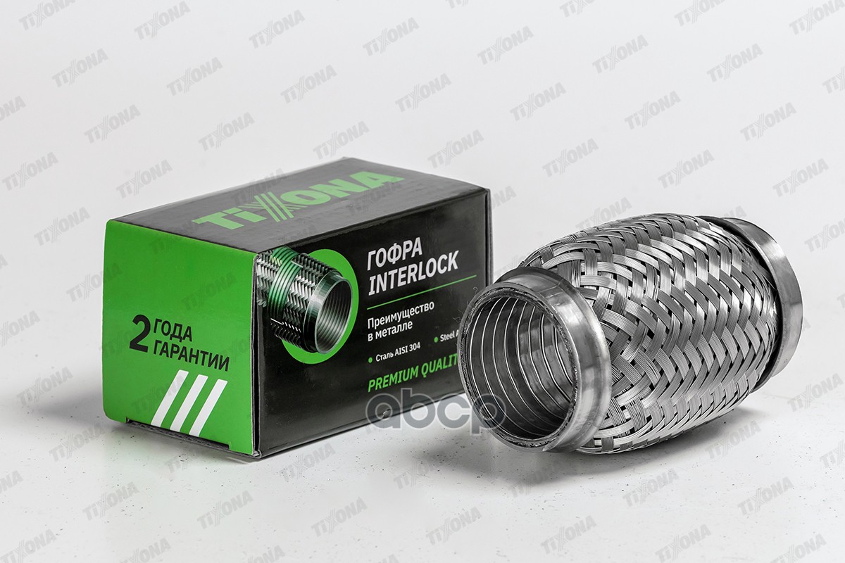 

Гофра глушителя 45/100 aisi 304 with interlock