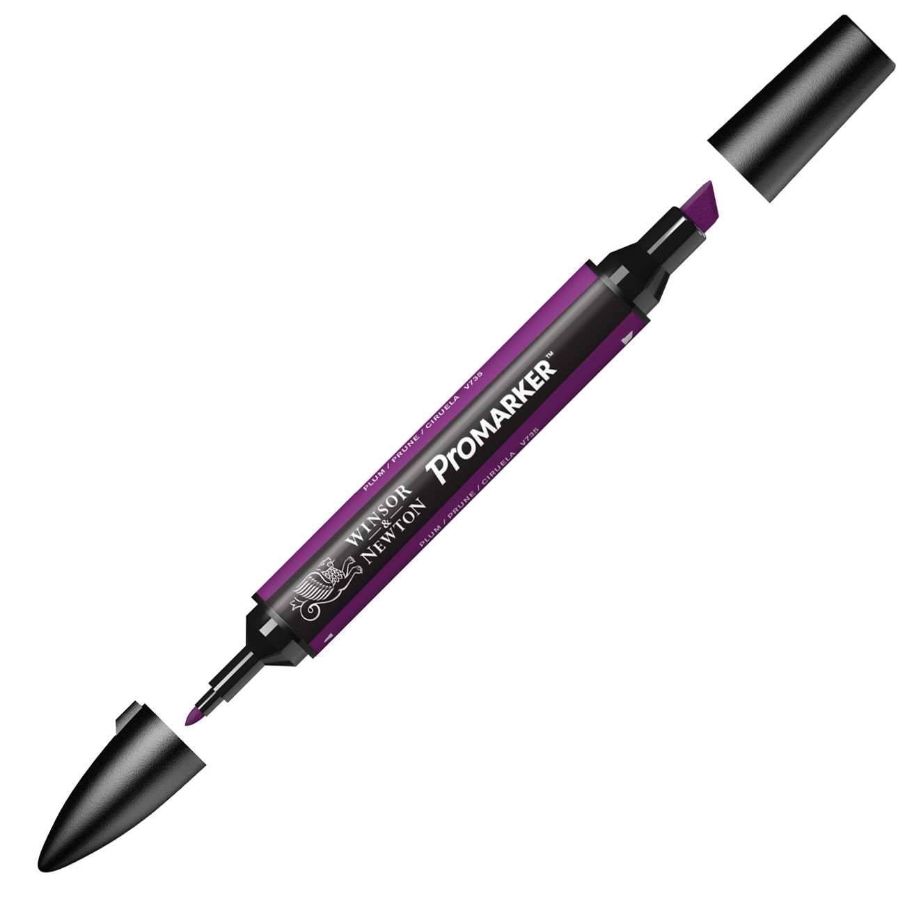 

Winsor&Newton Маркер двухсторонний Promarker, цвет V735 Сливовый, Маркер двухсторонний Promarker, цвет V735 Сливовый