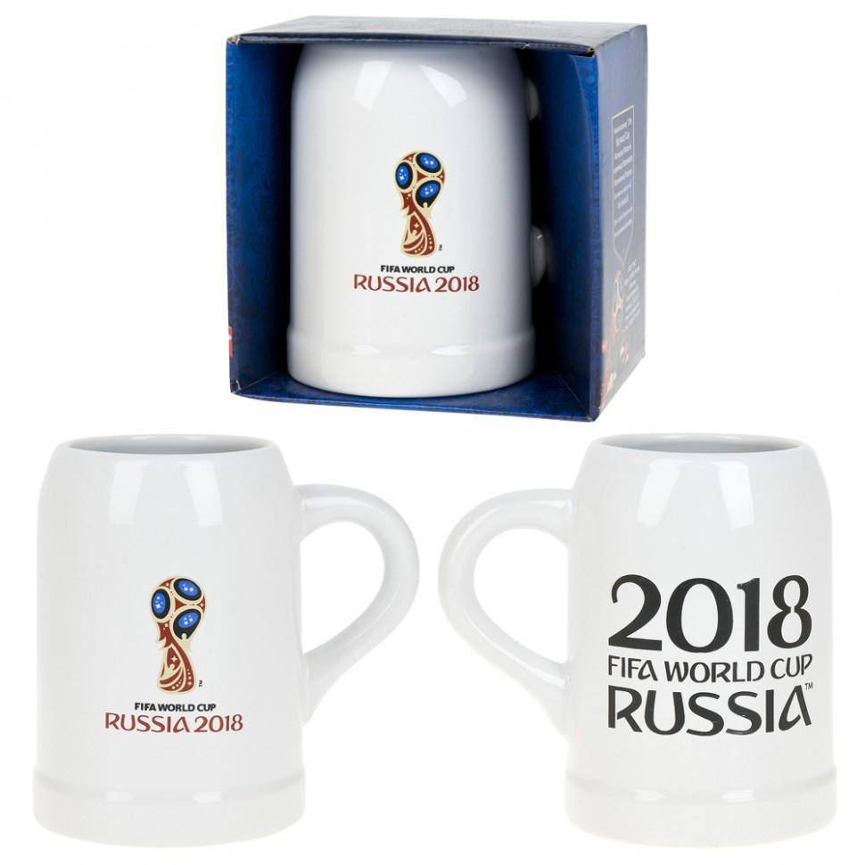 

Кружка для пива чемпионат мира Fifa 2018 V=500 мл. 406-257