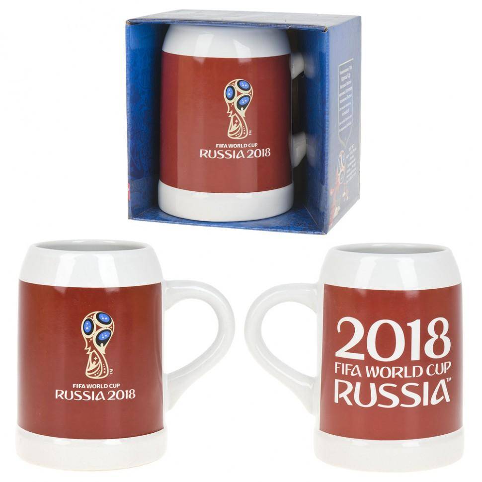 

Кружка для пива чемпионат мира Fifa 2018 V=500 мл. 406-258