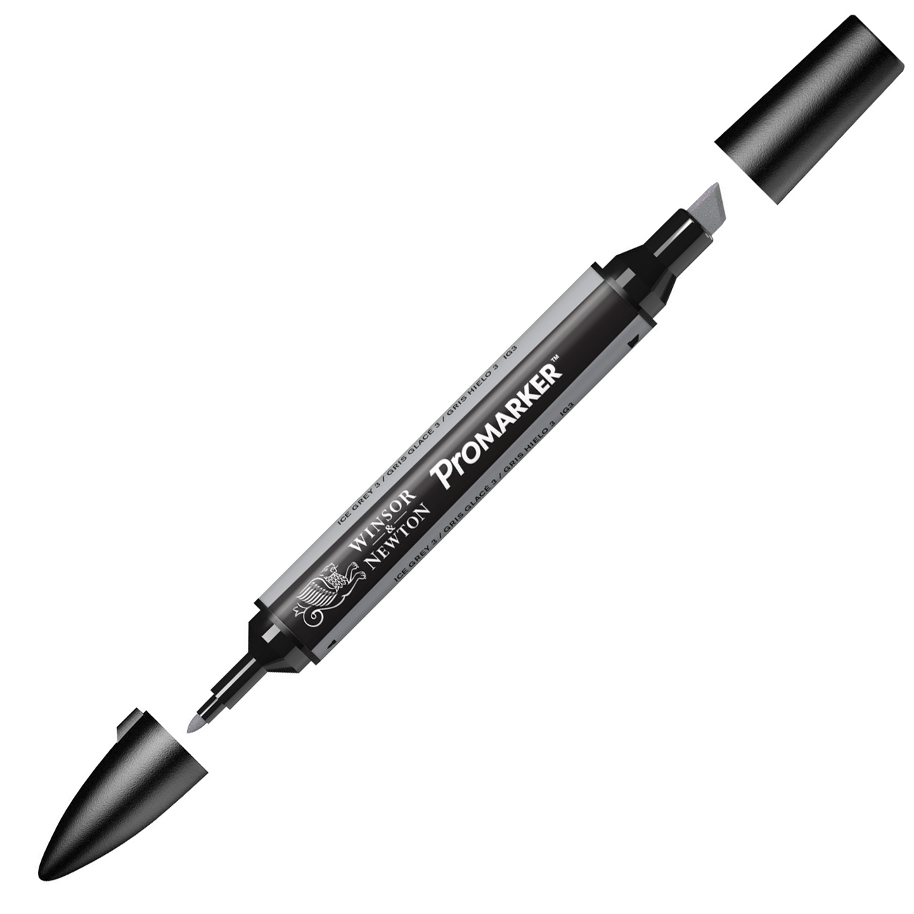 

Winsor&Newton Маркер двухсторонний Promarker, цвет IG3 Серый ледяной 3, Маркер двухсторонний Promarker, цвет IG3 Серый ледяной 3