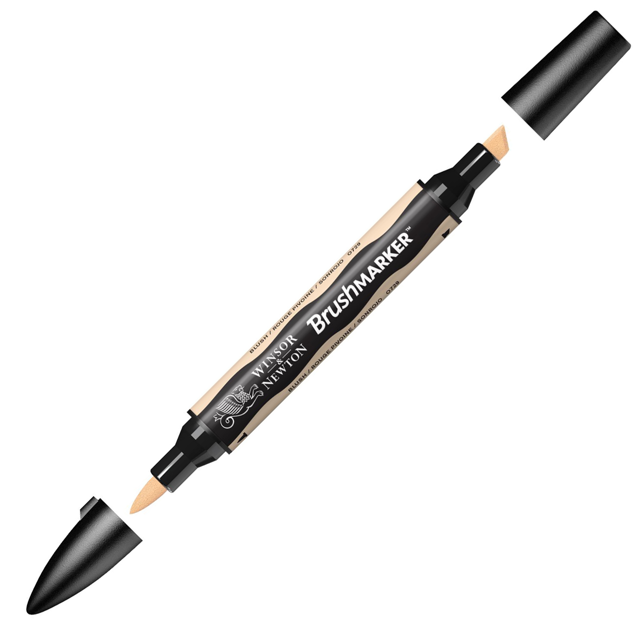 фото Winsor&newton маркер двустор. winsor&newton promarker brush, цвет o729 розовый румянец