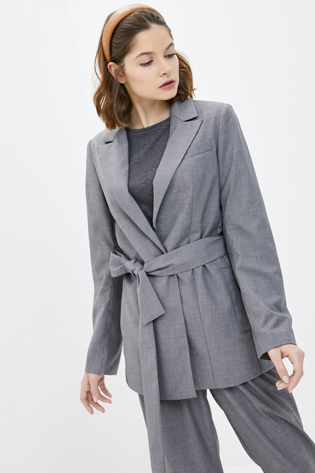 

Жакет женский Baon B120002 серый 2XL, B120002