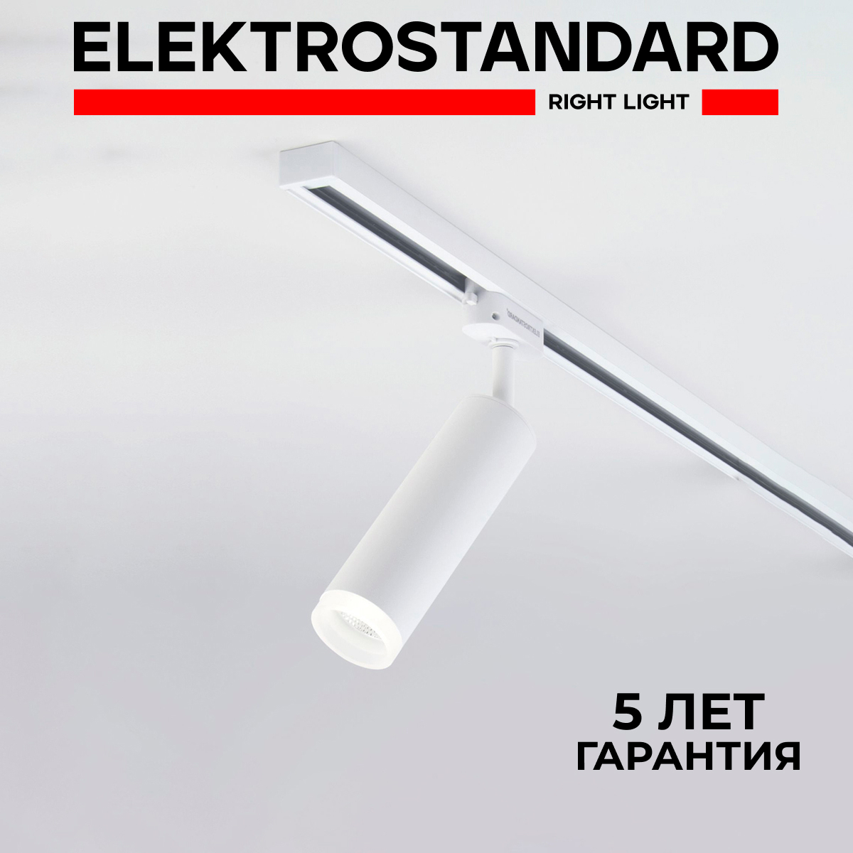 Трековый однофазный поворотный LED светильник Elektrostandard Oskar LTB28  10W 4200K белый