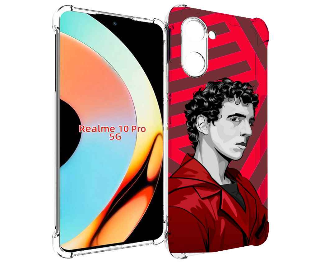 

Чехол бампер MyPads Рио-бумажный-дом для Realme 10 Pro противоуд..., Прозрачный, Tocco