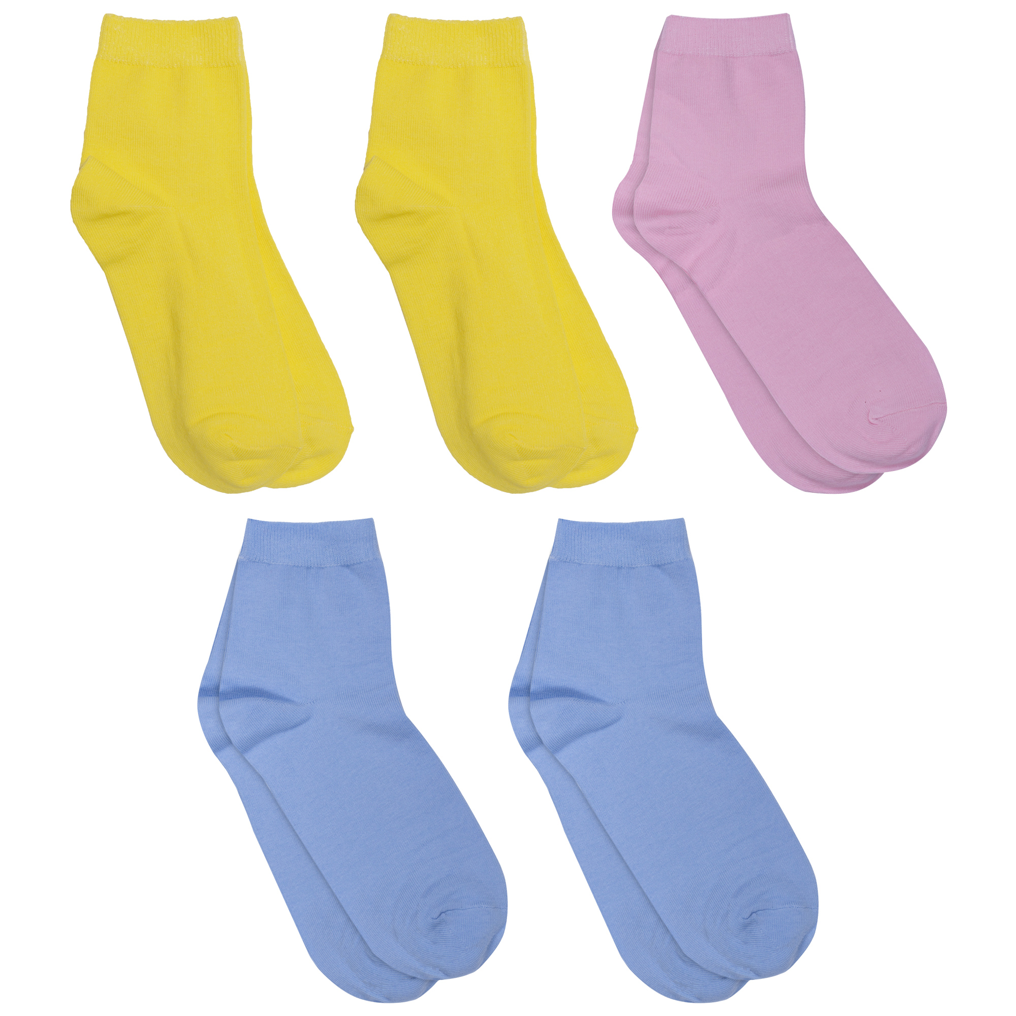 

Носки детские Rusocks 5-Д-26, желтый; розовый; голубой, 22-24, 5-Д-26