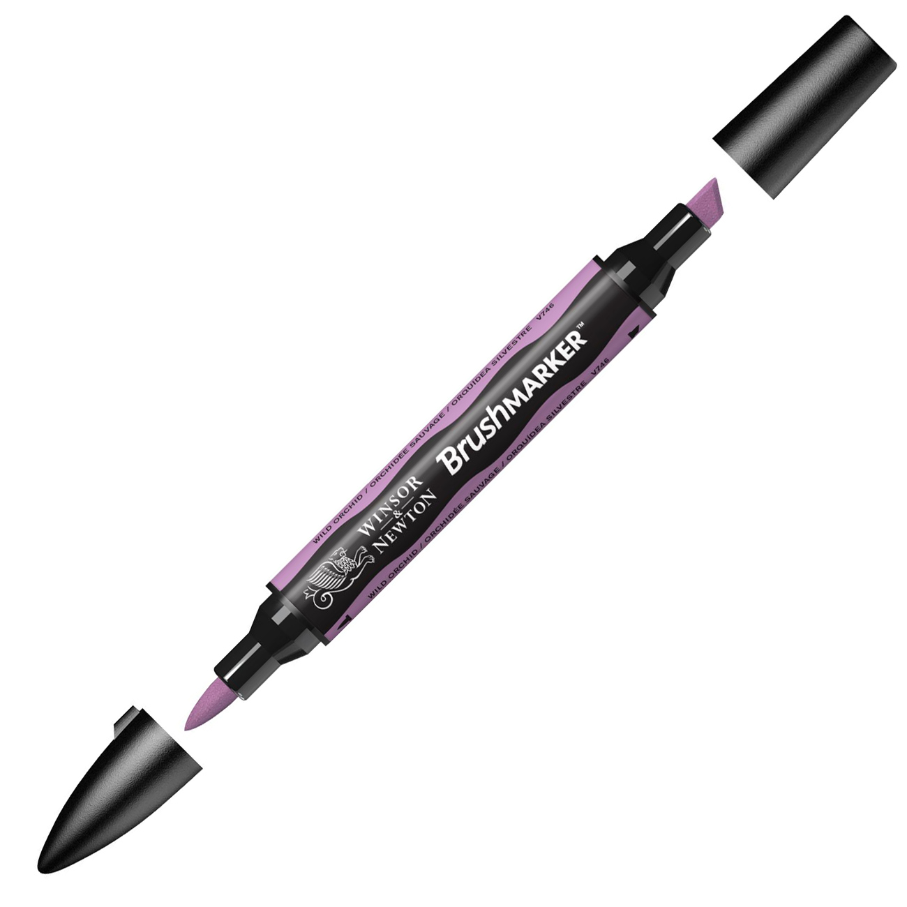 

Winsor&Newton Маркер двустор. Winsor&Newton PROMARKER Brush, цвет V746 Розовая дикая орхид, Маркер двустор. Winsor&Newton PROMARKER Brush, цвет V746 Розовая дикая орхидея