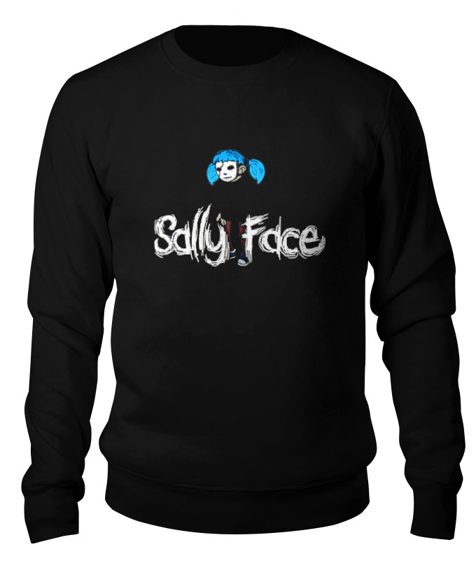 

Свитшот унисекс Printio Sally face (салли фейс) черный M, Sally face (салли фейс)