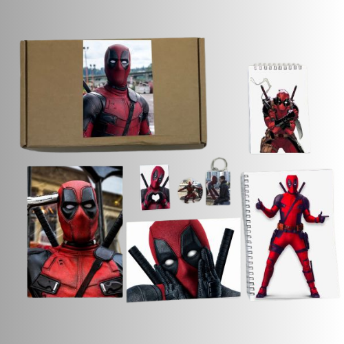 

Бокс с подарком Дэдпул, Deadpool - 8, 54316371-1, 7 предметов