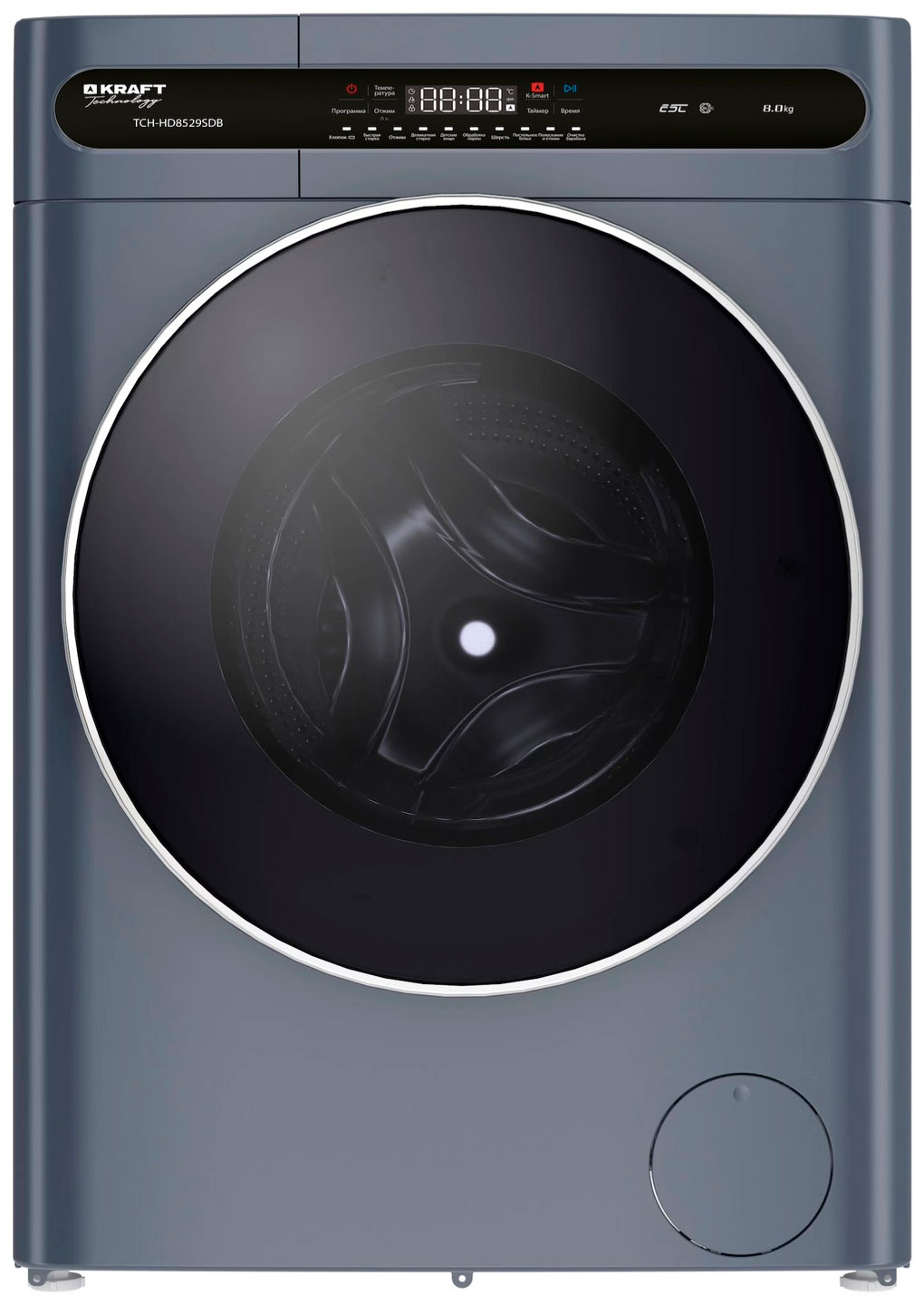 

Стиральная машина KRAFT TCH-HD8529SDB серый, TCH-HD8529SDB