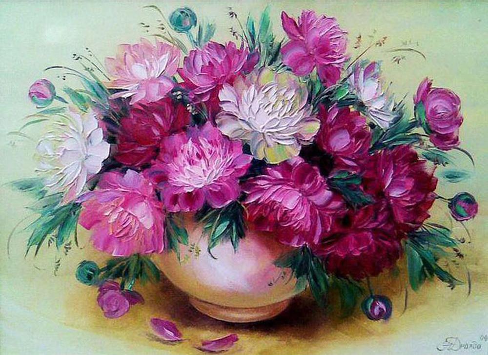 

Картина по номерам Paintboy Великолепные пионы, 40x50, Великолепные пионы