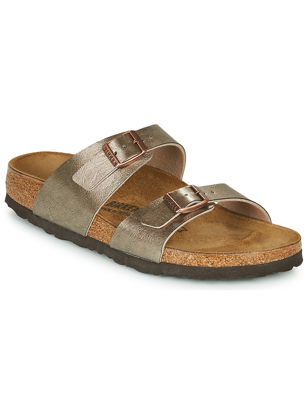 

Сабо женские Birkenstock 16823649 коричневые 37 EU, Коричневый, 16823649