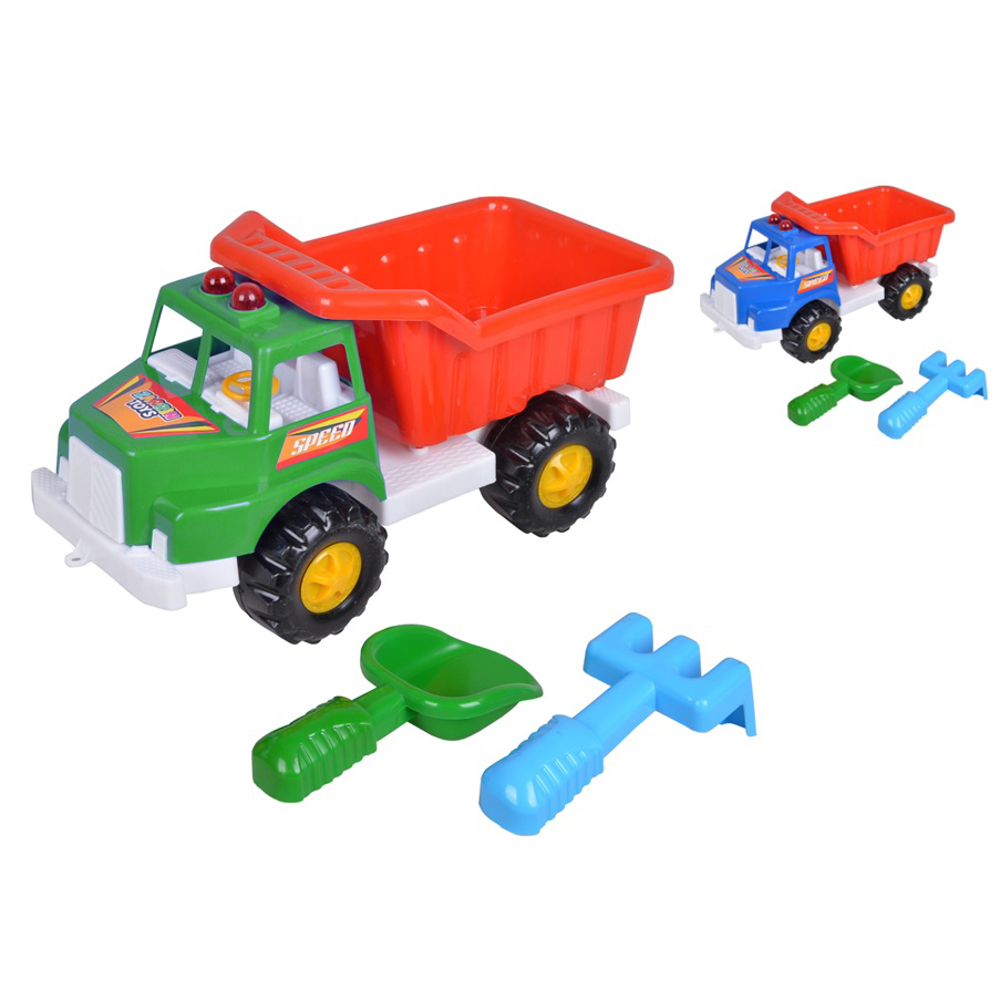 

B4 Автомобиль Самосвал Mini Zarin Toys + набор песочн, Разноцветный
