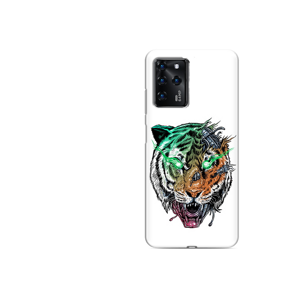 

Чехол MyPads Tocco для ZTE Blade V30 Vita робо-тигр (PT224728.460.584), Прозрачный, Tocco