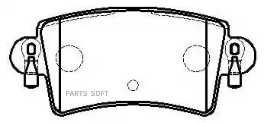 

Колодки тормозные дисковые OPEL: Movano 01- \ RENAULT: Master01- () 1шт HSB HP8379