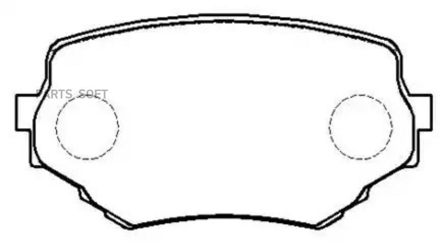 

Колодки тормозные дисковые SUZUKI: VITARA 97- () 1шт HSB HP8452