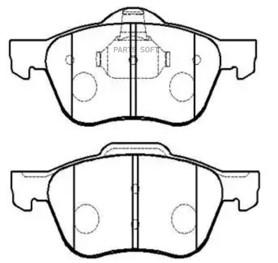 

Колодки тормозные дисковые NISSAN: PRIMERA(WP11)(EUR) () 1шт HSB HP9077