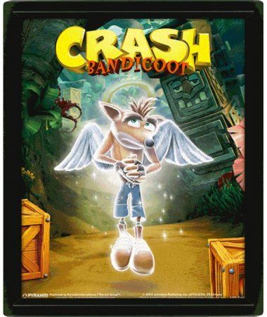 фото Постер pyramid 3d crash bandicoot: game over