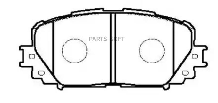 

Колодки тормозные дисковые TOYOTA: VITZ () 1шт HSB HP9156