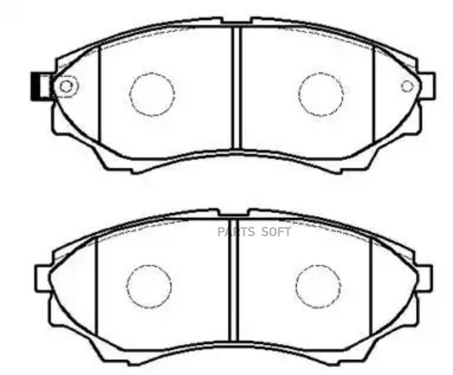 

Колодки тормозные дисковые FORD: Ranger () 1шт HSB HP9190