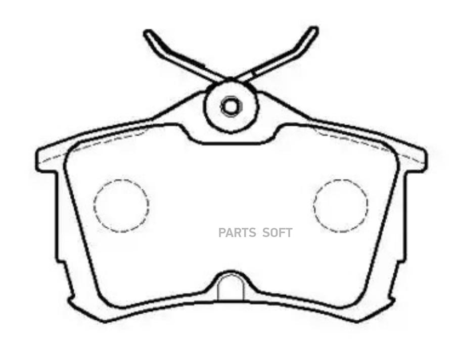 

Колодки тормозные дисковые HONDA: ACCORD () 1шт HSB HP9236