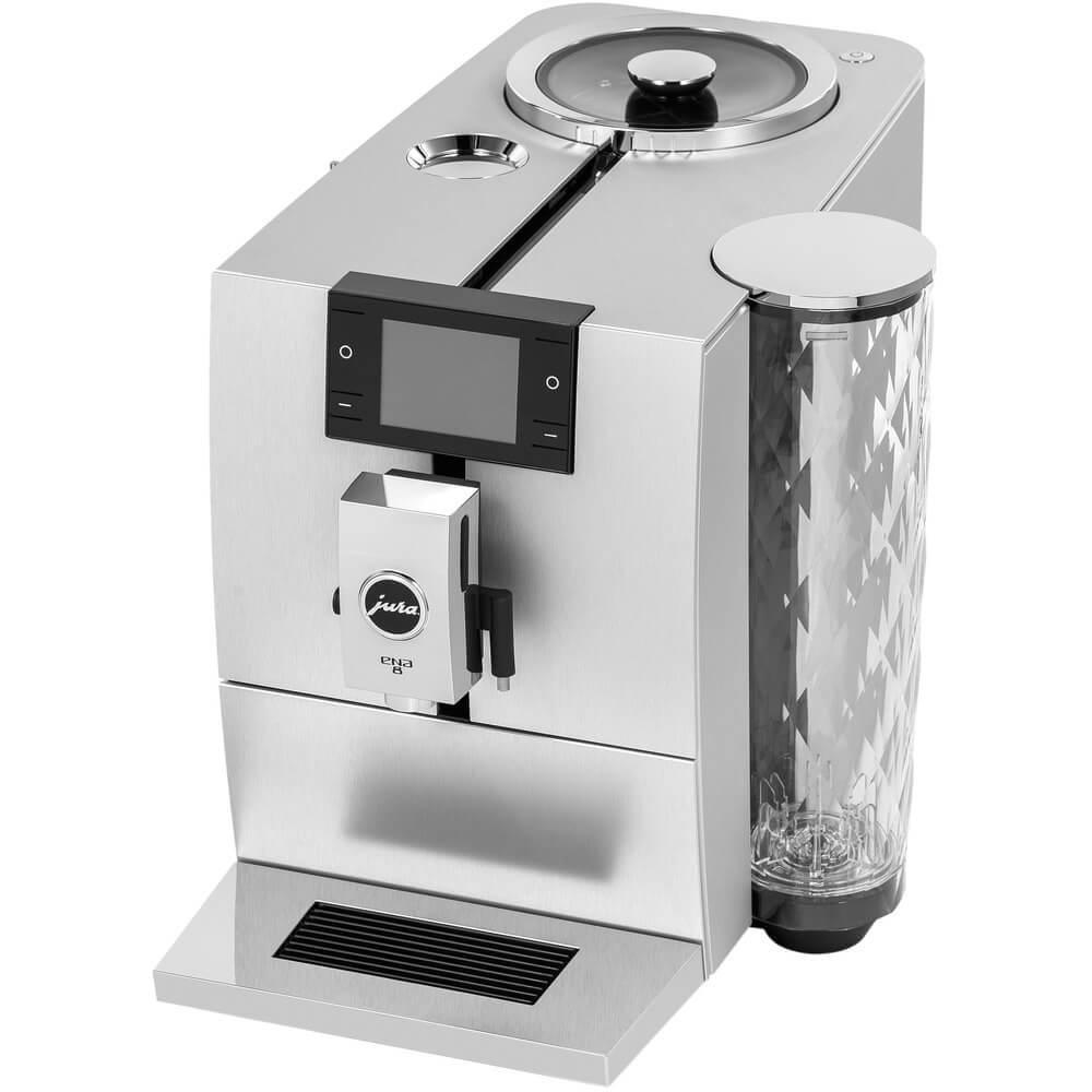 

Кофемашина автоматическая JURA ENA 8 Massive Aluminium серебристая, ENA 8 Massive Aluminium