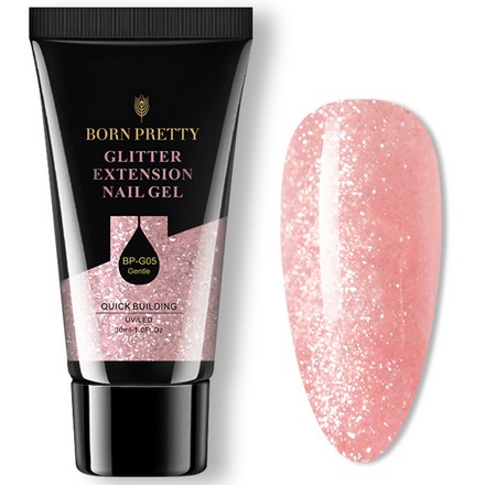 

Born Pretty, Полигель Glitter Extension №05, Gentle