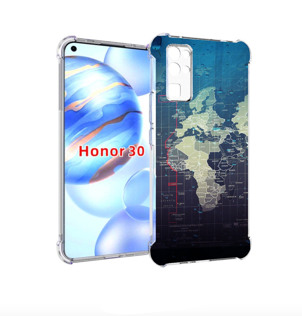 

Чехол бампер MyPads бункер-анклава для Honor 30 (BMH-AN10) проти, Прозрачный, Tocco