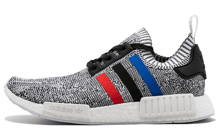 

Кроссовки унисекс Adidas NMD Tri Color Stripes White серые 37 EU, Серый, NMD Tri Color Stripes White
