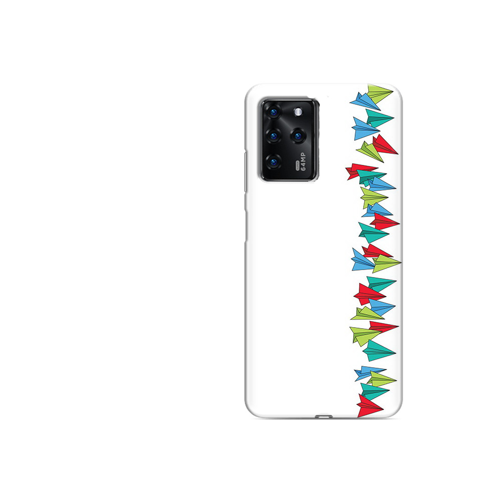 

Чехол MyPads Tocco для ZTE Blade V30 Vita самолетики из листочков (PT224728.460.593), Прозрачный, Tocco