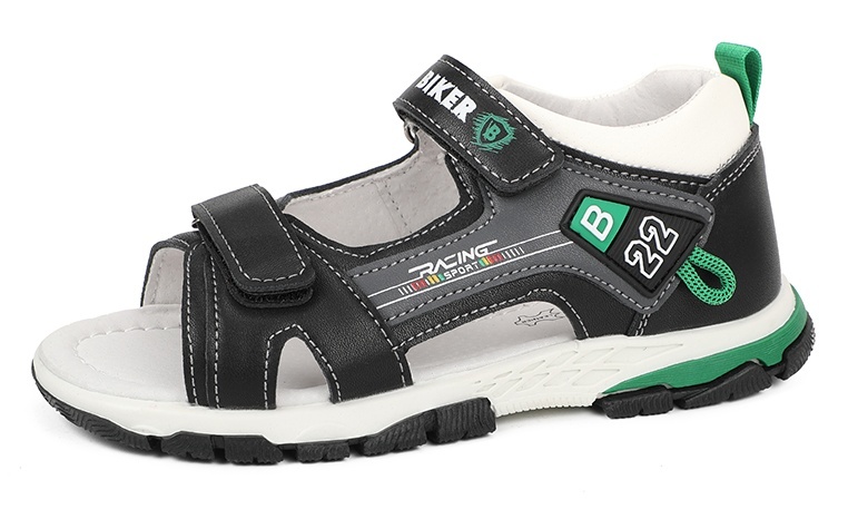 

Сандалии Biker GZZS24S-97, черный, 27, Черный;белый;зеленый, 226623