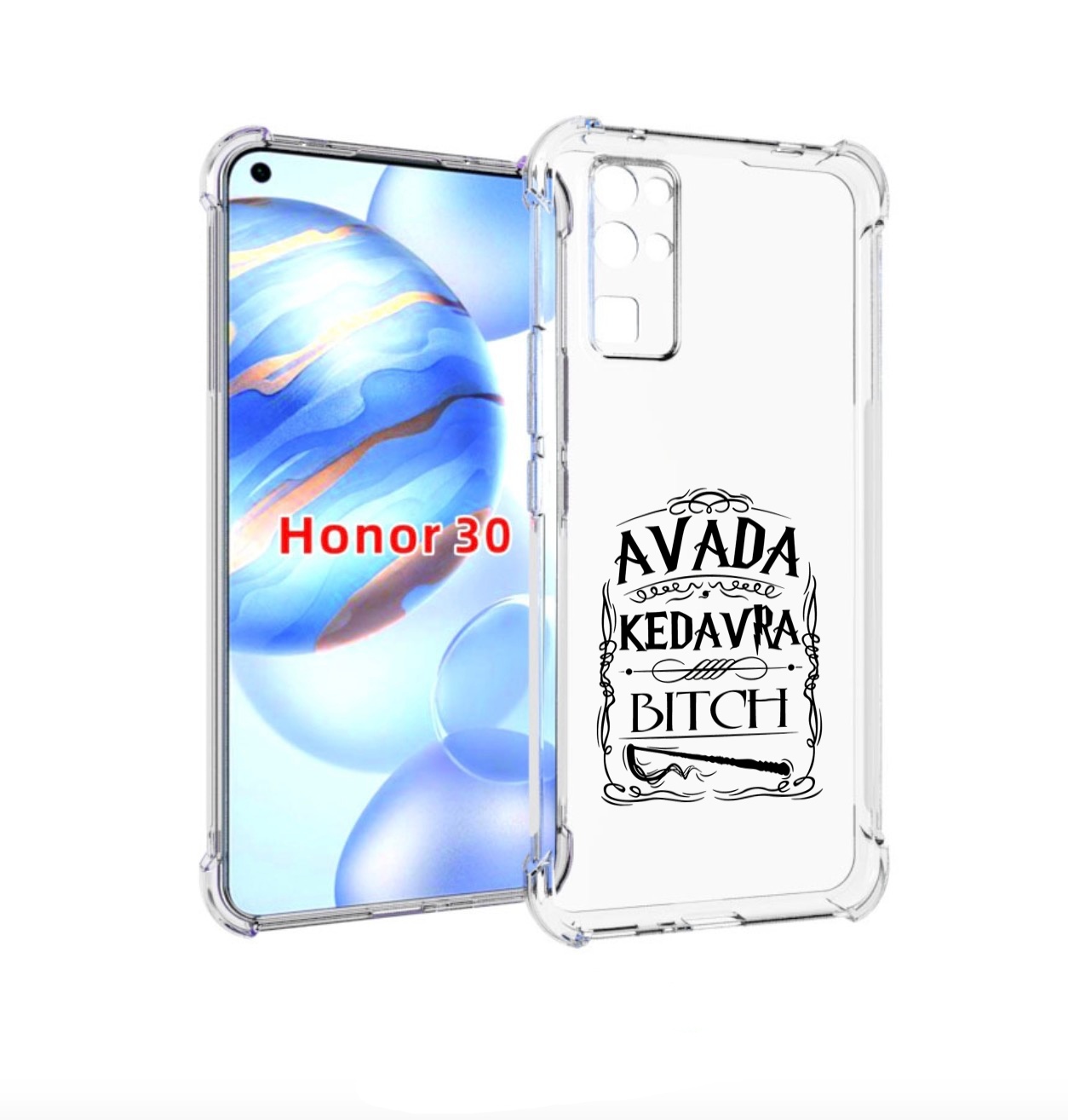 

Чехол бампер MyPads гарри-потер-заклинание для Honor 30 (BMH-AN1, Прозрачный, Tocco