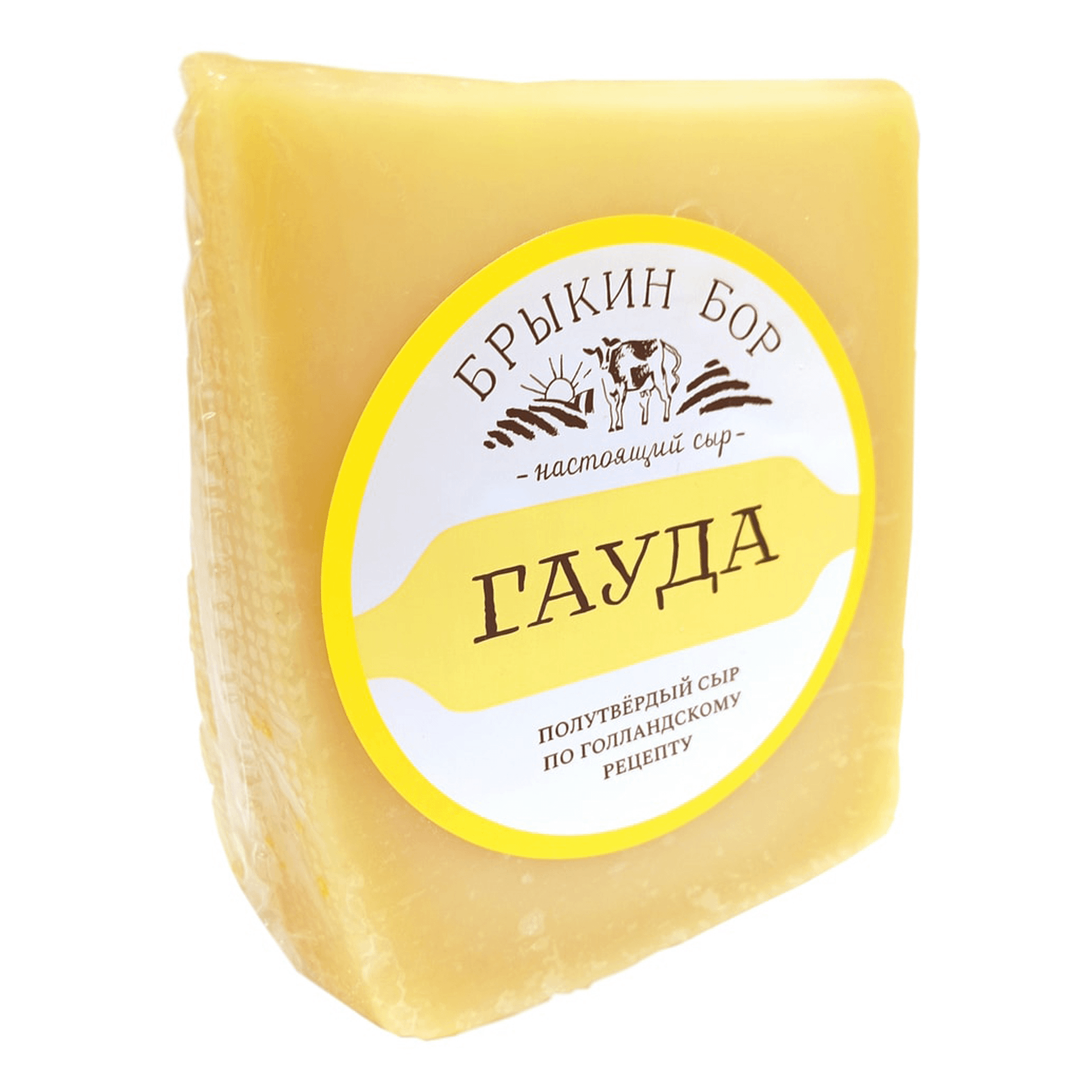 Сыр полутвердый Брыкин Бор Гауда 38% +-250 г
