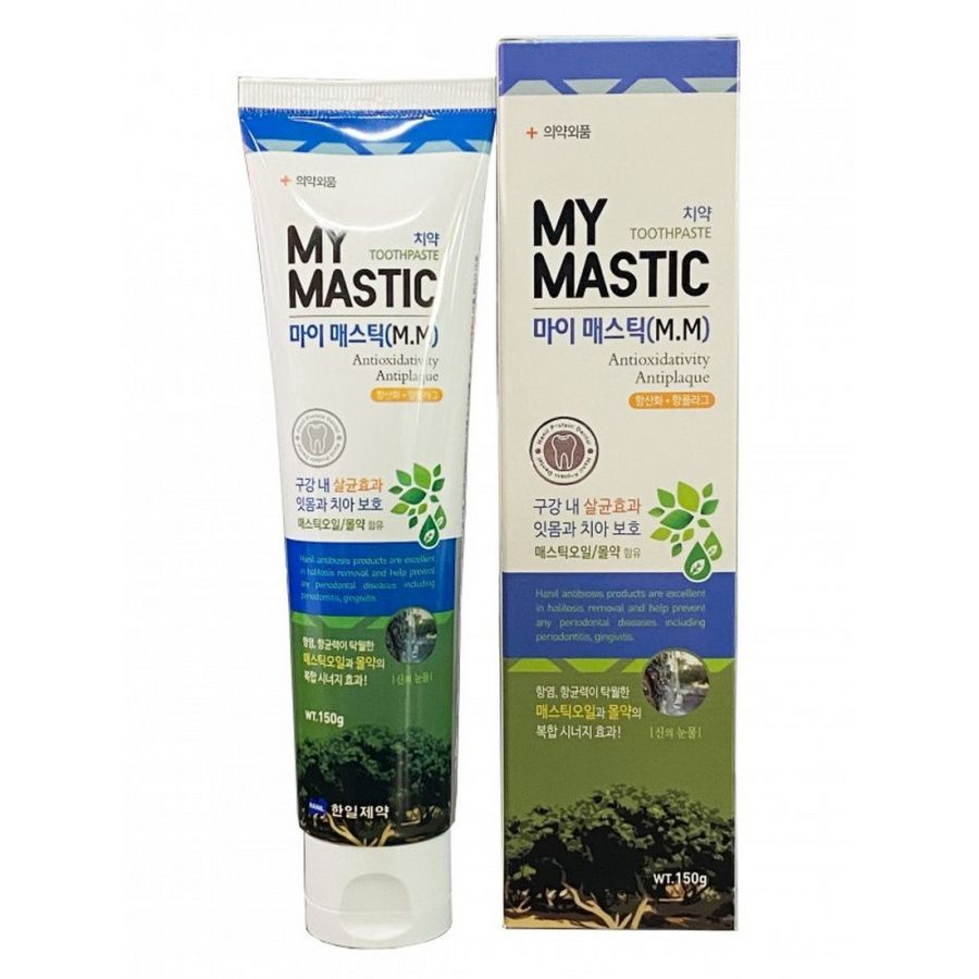 Зубная паста Hanil My Mastic Toothpaste, 150 г зубная паста порошок 2 в 1 exoden toothpaste all in one 30 г