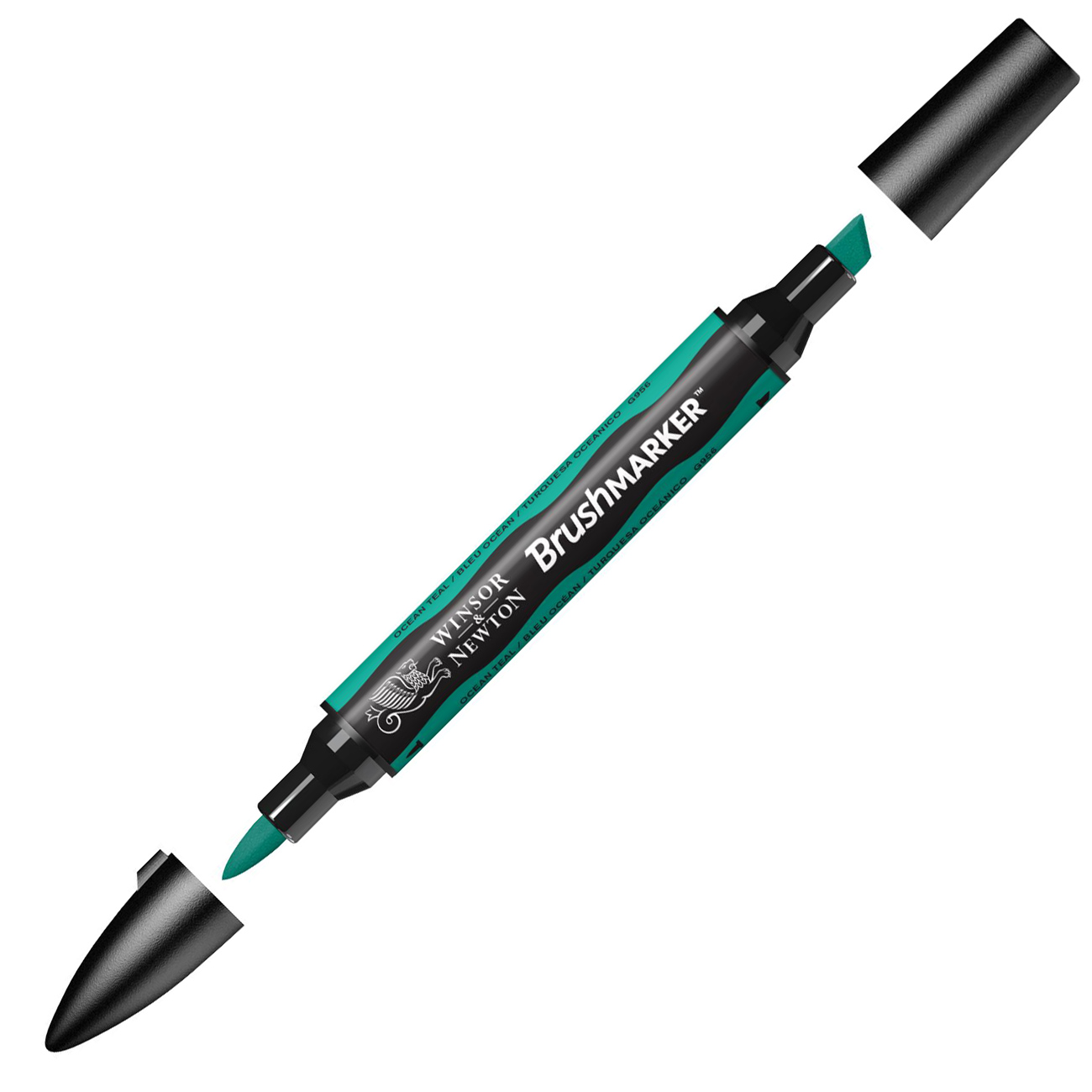 

Winsor&Newton Маркер двустор. Winsor&Newton PROMARKER Brush, цвет G956 Синий океан, Маркер двустор. Winsor&Newton PROMARKER Brush, цвет G956 Синий океан