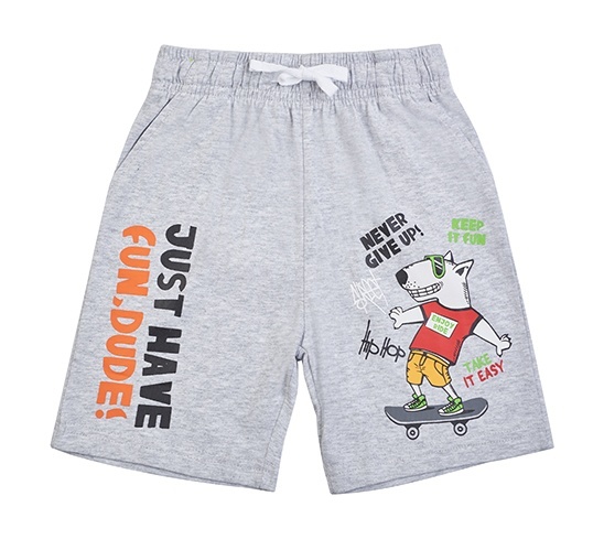 

Шорты детские Kari Kids SS24C61601023, светло-серый, 92, 228977
