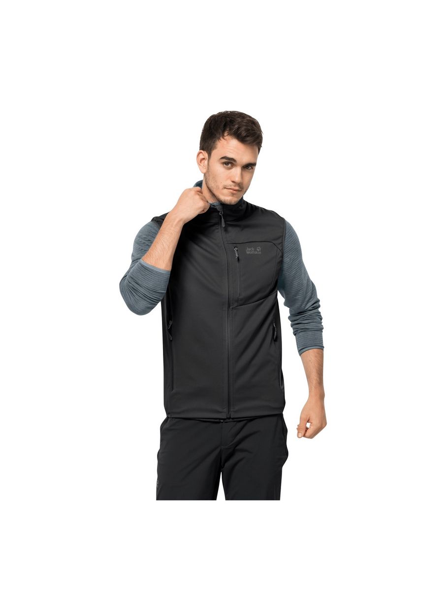 

Жилет мужской Jack Wolfskin JA422T02P черный M, JA422T02P