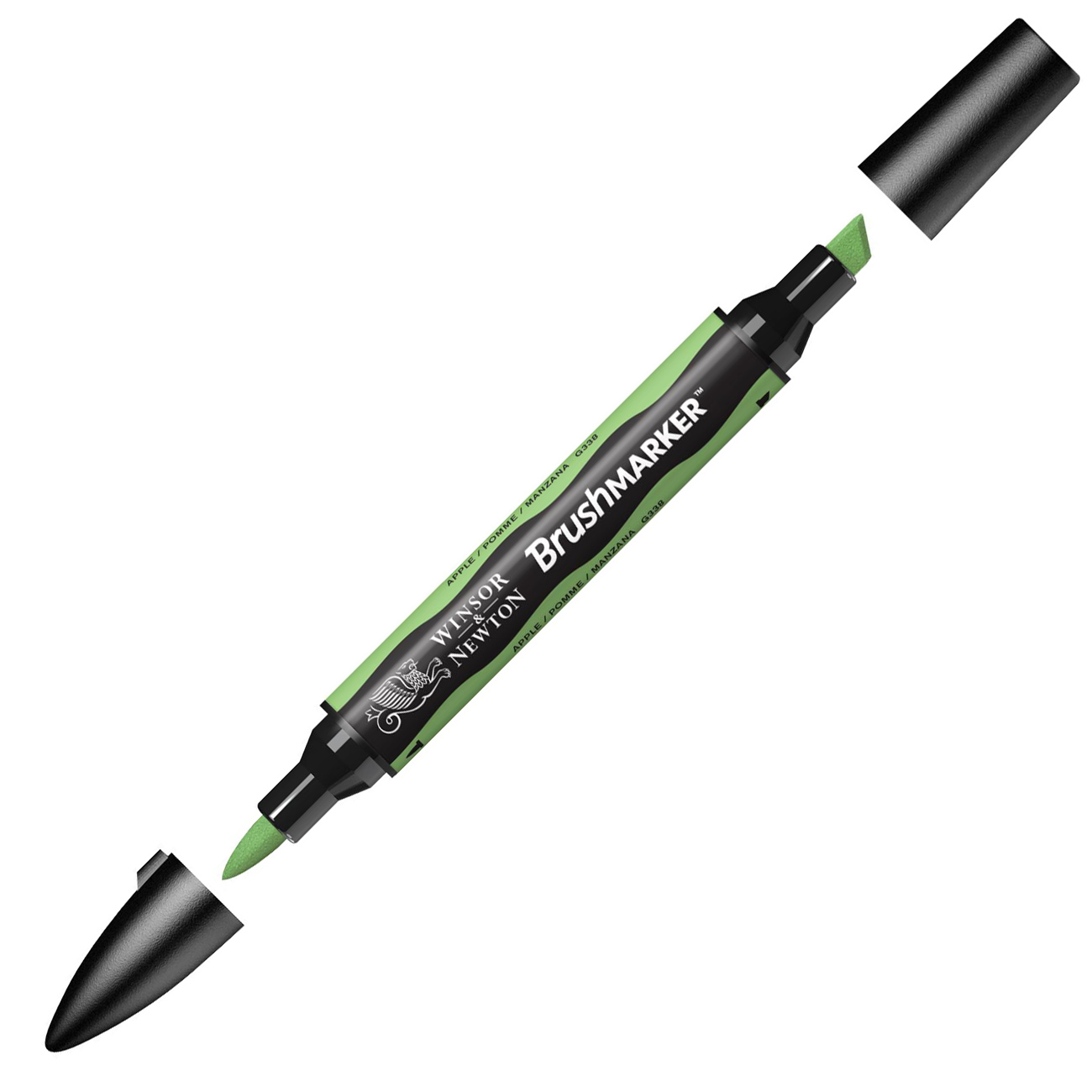 

Winsor&Newton Маркер двустор. Winsor&Newton PROMARKER Brush, цвет G338 Зеленое яблоко, Маркер двустор. Winsor&Newton PROMARKER Brush, цвет G338 Зеленое яблоко