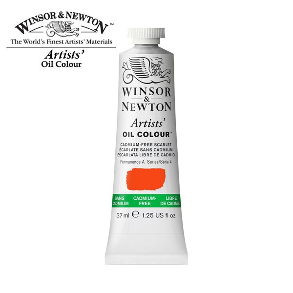 Winsor&Newton Краски масляные Winsor&Newton ARTISTS' 37мл, алый беcкадмиевый