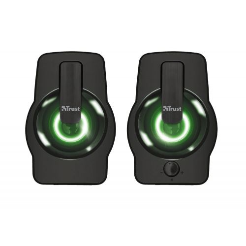 

Акустическая система 2.0 с RGB-подсветкой Trust Gemi черная, Gemi