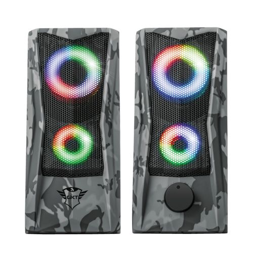 

Акустическая система 2.0 с RGB-подсветкой Trust Gaming GXT 606 Javv серая, GXT 606 Javv