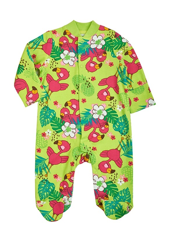 Комбинезон детский Kari Baby SS24B15800502, светло-зеленый, 56