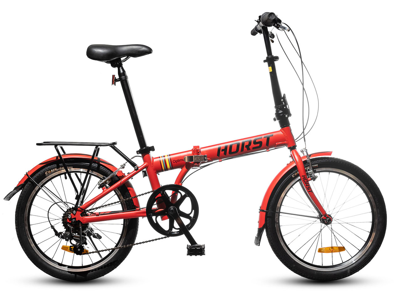 Велосипед HORST Optimus 2023 года рама One Size красный