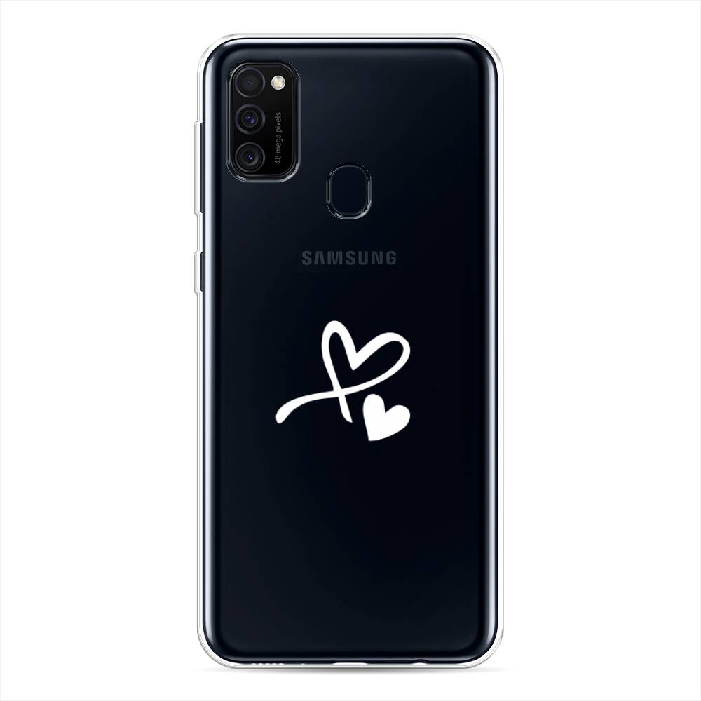 

Чехол Awog на Samsung Galaxy M30s/M21 "Сердечко минимализм", Разноцветный, 29850-6